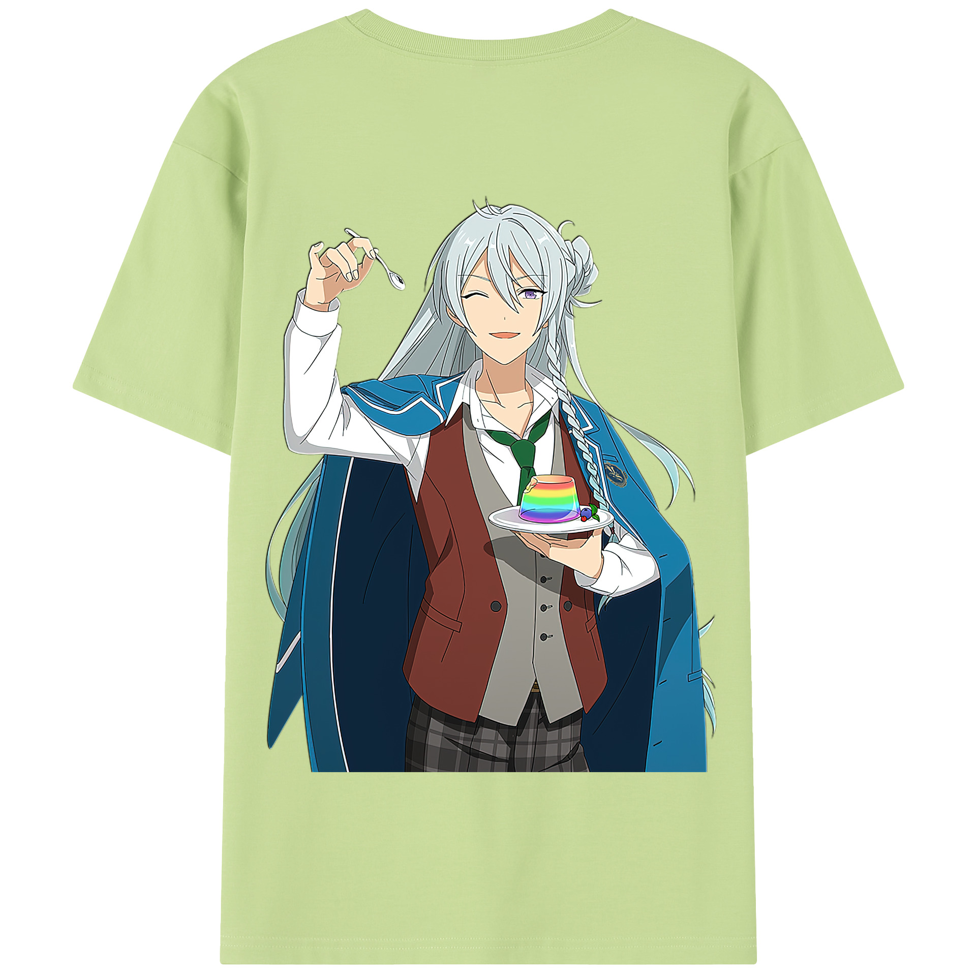 （画像用） あんさんぶるスターズ! Ensemble Stars 綿100％半袖Tシャツ（背面プリント）